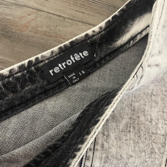 RETROFETE Acid Wash Grey Denim Set - Picture 7 of 13